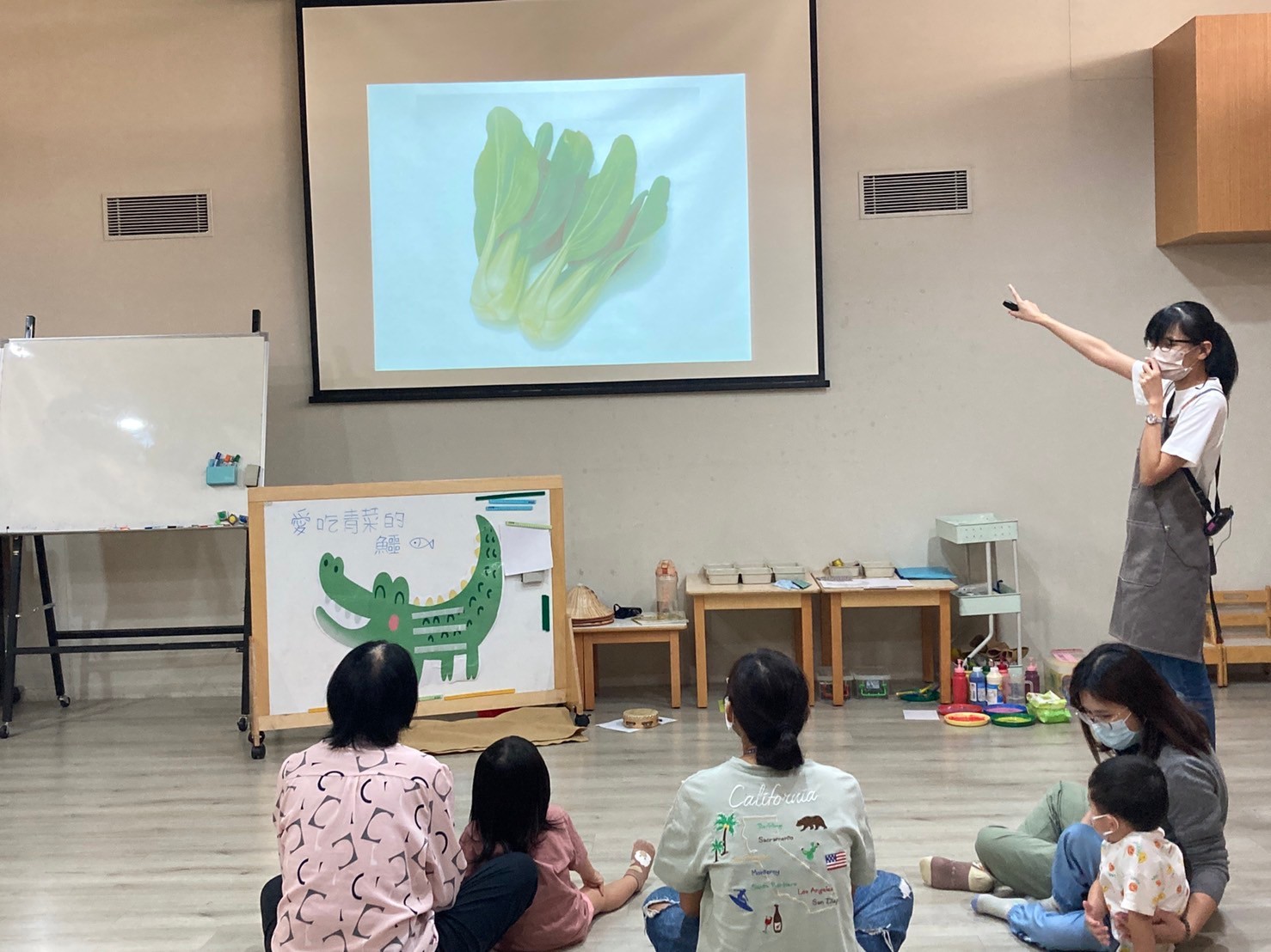 親子活動-繪本故事：愛吃青菜的鱷魚