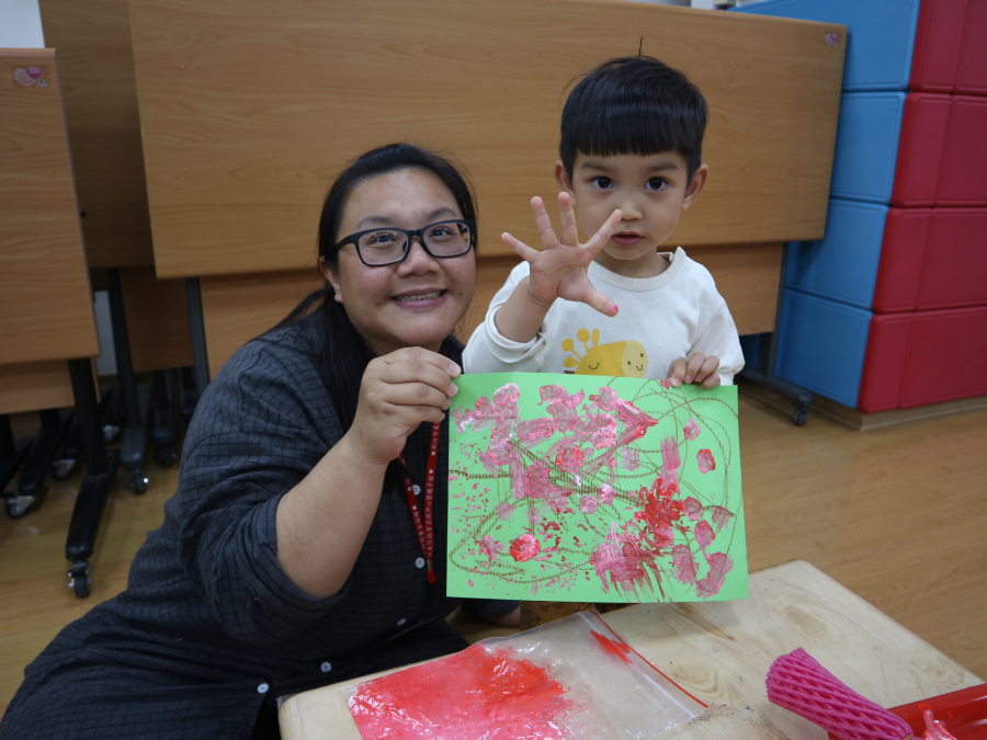 1150327(2)藝術創作：點點畫－櫻花樹