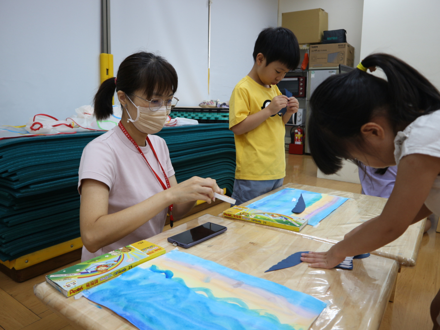 1140812(1)藝術創作：小海螺和大鯨魚