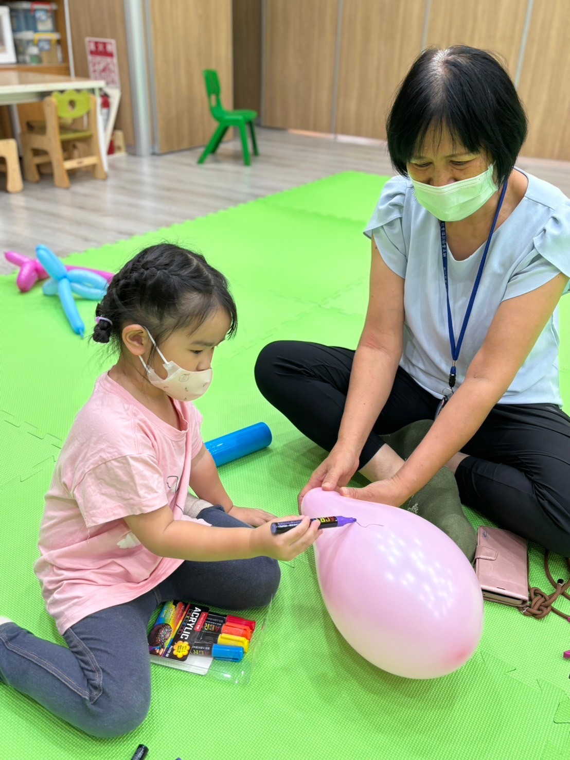 親子活動-認知：一起來玩氣球